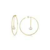 Pearl Hoop Küpe