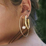 Pearl Hoop Küpe