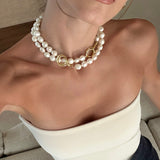 Gala Baroque Pearl Necklace